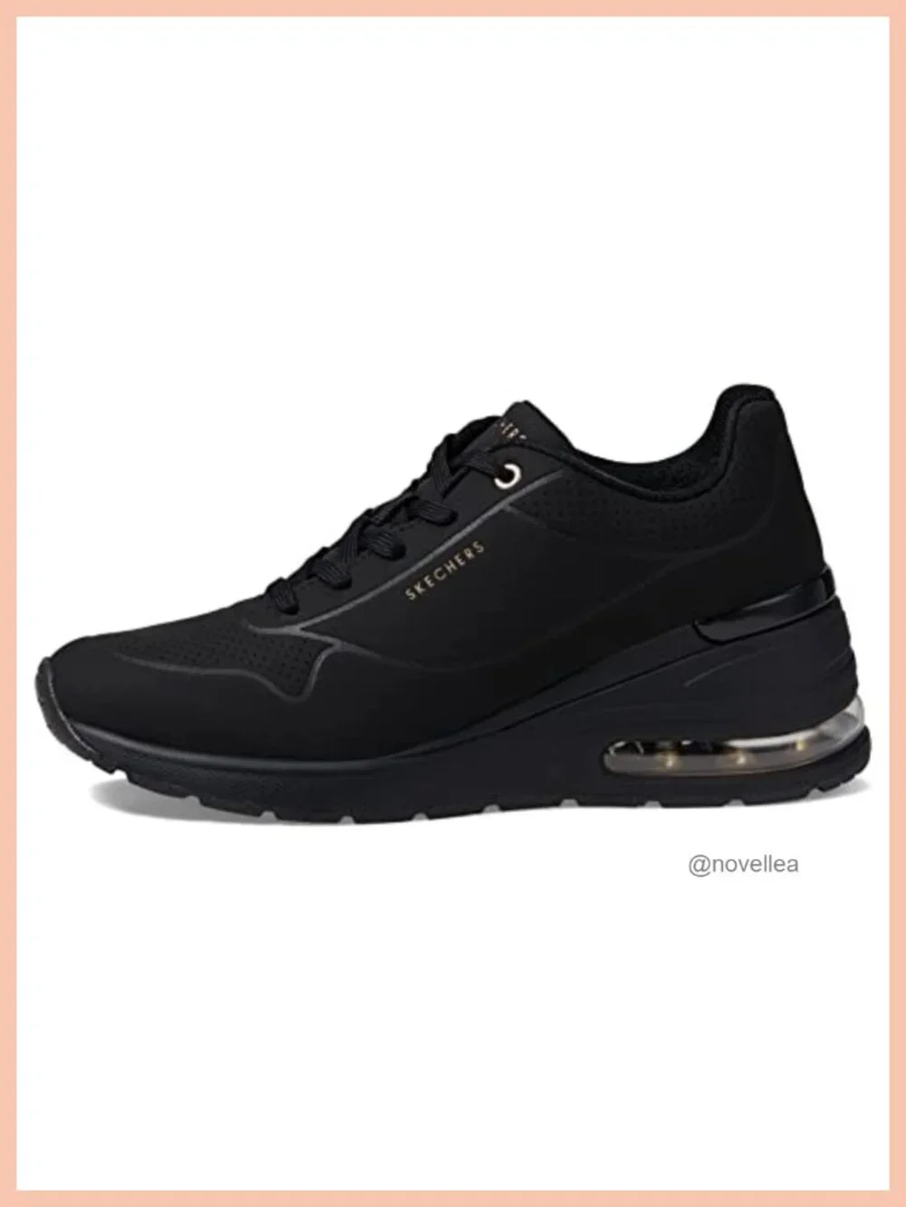 Women's Fashion Sneakers with Air-Cooled Memory Foam, 2.5-inch Wedge Heel,